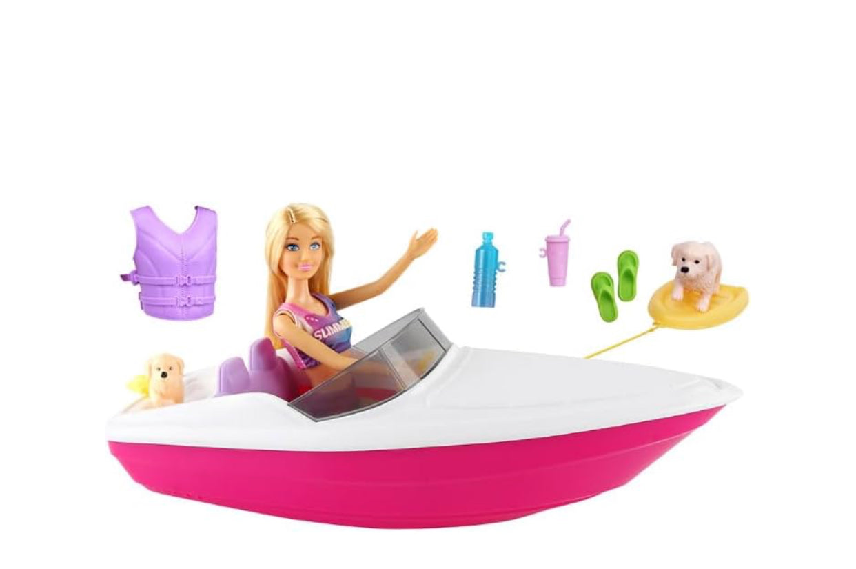 Anlily Speedboat Series Doll Playset – Holiday Surf & Boat Adventure (3+ Years)