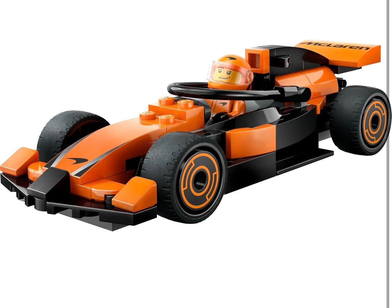 LEGO City F1 Driver with McLaren Race Car (60442) – Formula 1 Building Toy Set