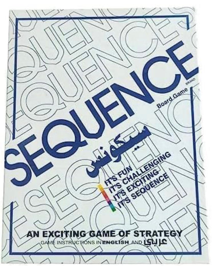 – Sequence Board Game


Sequence Strategy Board Game | Fun Family Board Game for Kids & Adults | Multiplayer Card & Strategy Game