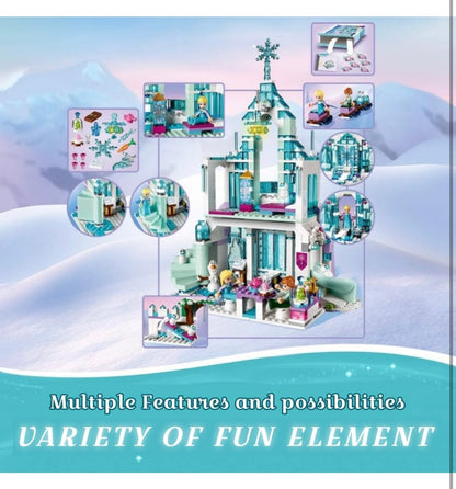 JISI BRICKS / Decool Princess Elsa's Magical Ice Palace (70217) 🏰 HUGE 701+ Pcs! Decool/JISI Bricks Elsa's Magical Ice Palace (70217) - Frozen Castle Building Set!