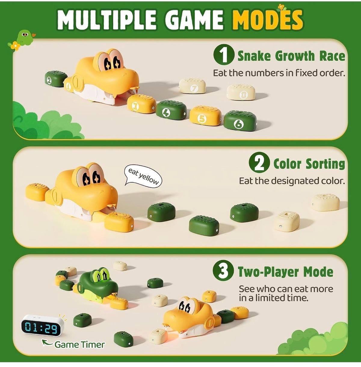 Remote Control Snake Toy for Kids | Realistic Crawling Snake with Remote & Strong Magnetic Connection