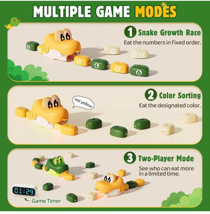 Remote Control Snake Toy for Kids | Realistic Crawling Snake with Remote & Strong Magnetic Connection
