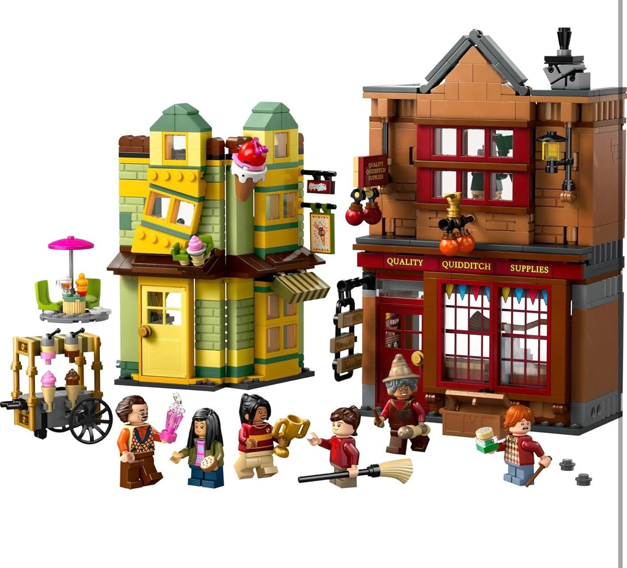LEGO Harry Potter Quality Quidditch™ Supplies & Ice Cream Parlour Building Set 76452 (795 Pieces, Age 8+)