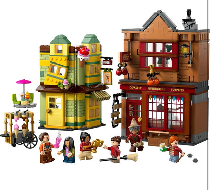LEGO Harry Potter Quality Quidditch™ Supplies & Ice Cream Parlour Building Set 76452 (795 Pieces, Age 8+)