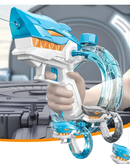 Shark Design Water Gun for Kids | High-Pressure Manual Water Blaster Toy